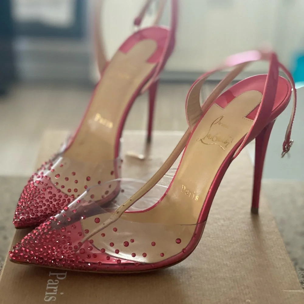 Christian Louboutin Pink Heels - Picture 4 of 5